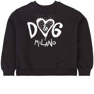 Dolce & Gabbana Heart Logo Sweatshirt Svart 6 år