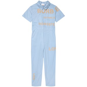 Burberry Logo Jumpsuit Ljusblå 12 år