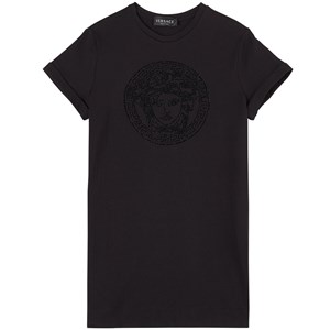 Versace Medusa T-shirtklänning Svart 6 år
