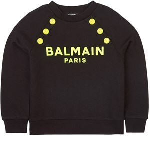 Balmain Logo Tröja Svart 4 år
