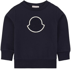 Moncler Logo Sweatshirt Marinblå 10 år