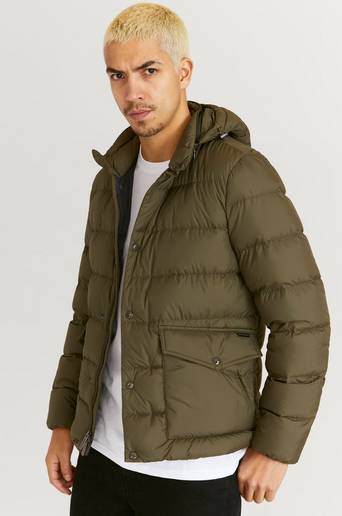 Woolrich Jacka Sierra Hooded Jacket Grön