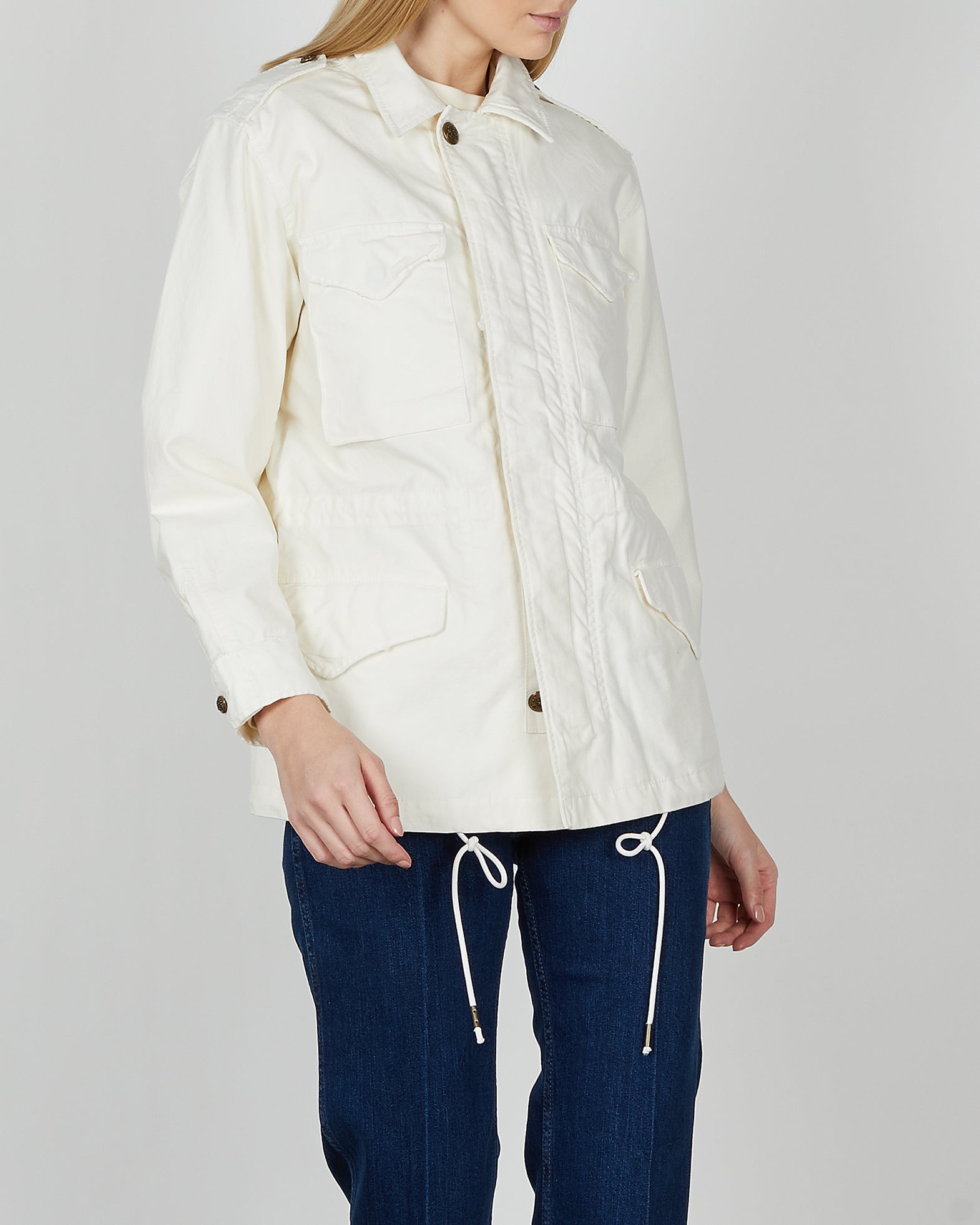 POLO Ralph Lauren Jacka Nvt Mtry Jkt XS Creme 001