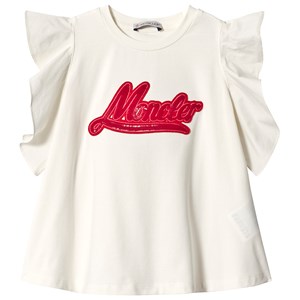 Moncler Logo Ruffle Topp Vit 4 years