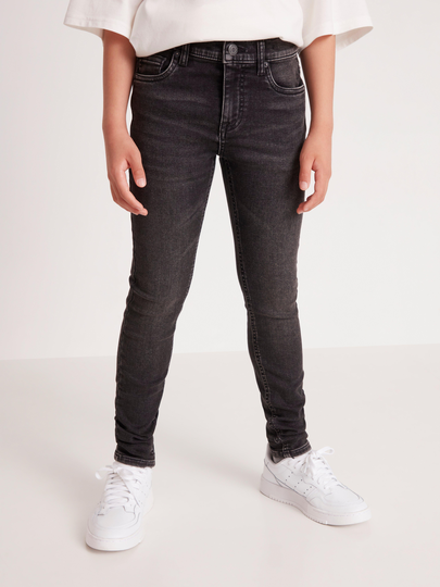 SAM Slim jeans i trikå med normalhög midja