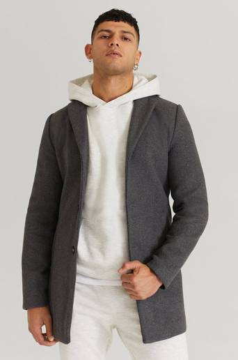 Studio Total Rock Slim Coat Grå