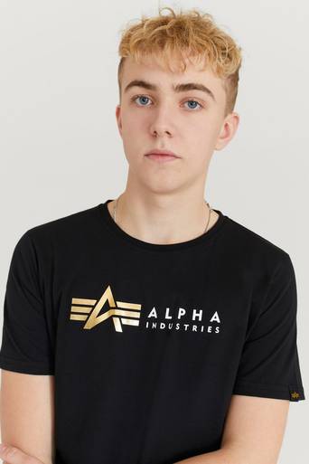 Alpha Industries T-Shirt Alpha Label T FP Teens Svart
