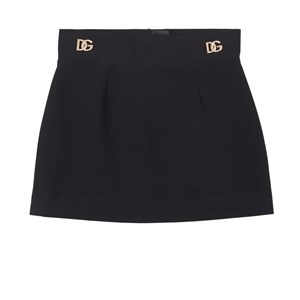 Dolce & Gabbana Logo Detail Kjol Svart 6 år
