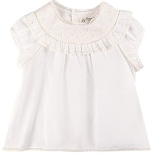 Bonpoint Line Blus vit 12 mån