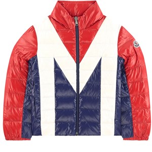Moncler Logo Dunjacka Röd 10 år