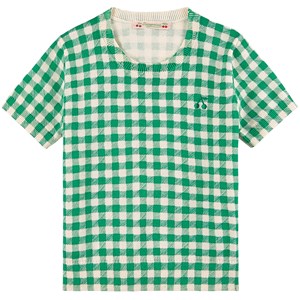 Bonpoint Green Check Print Sweater 6 år