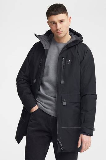 Haglöfs Jacka Mörkret GTX Down Parka Men Svart