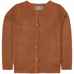 Creamie Lurex Kofta Brun 134 cm (8-9 år)