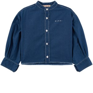 Marni Navy Denim Shirt 8 år