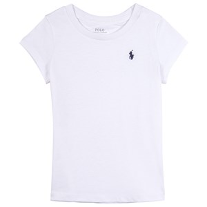 Ralph Lauren Polo Player Logo T-shirt Vit 2 år
