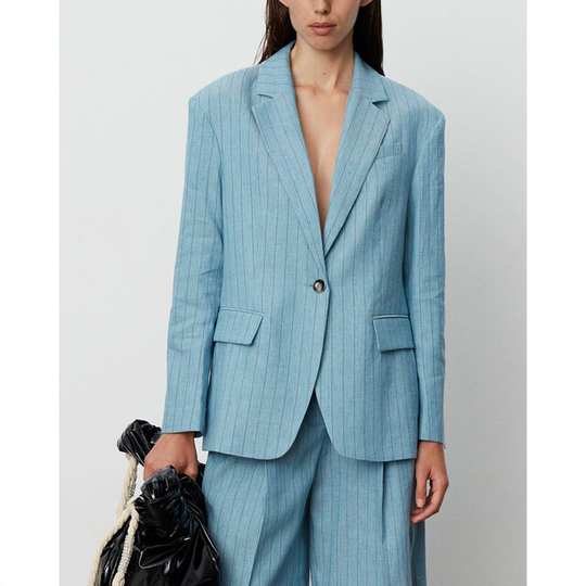 Allen Summer Pinstripe Blazer