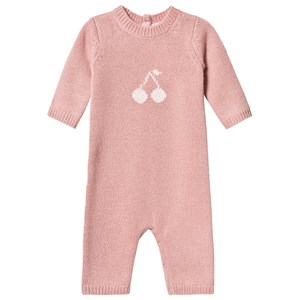 Bonpoint Cherry Onesie Rosa 12 months