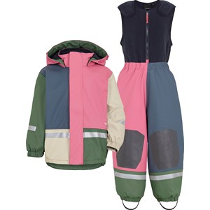 Didriksons Boardman Kids Regnställ Sweet Pink 80 cm (9-12 mån)