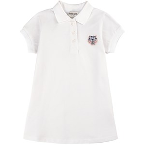Kenzo Polo Klänning Vit 4 år