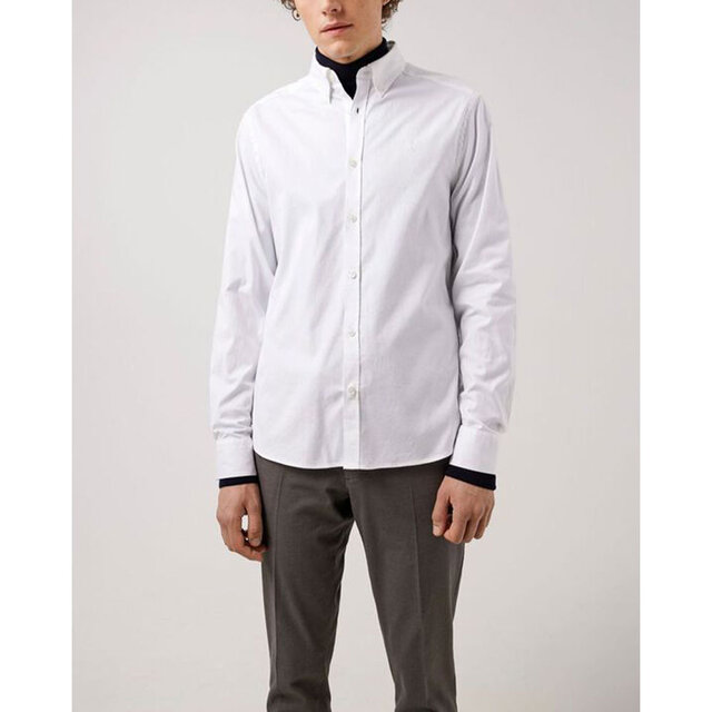 Stretch Oxford Slim Shirt