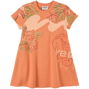 Kenzo Red Short Sleeved Dress 2 år
