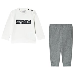 Moncler Branded Träningsställ White/Grey 3 år
