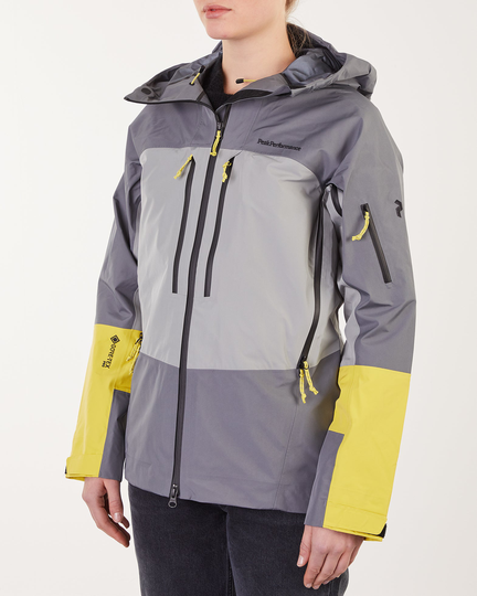 Peak Performance Jacka W Vislight Gore-Tex Pro J-Quiet Grå XS