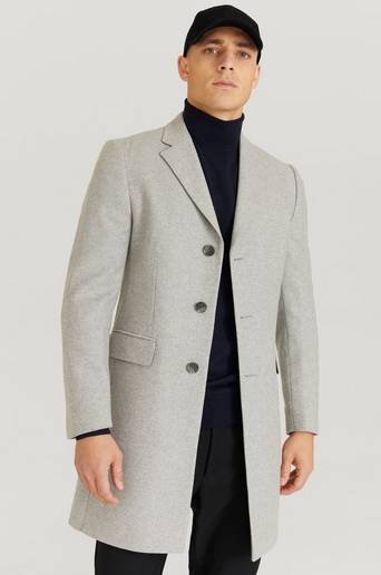 Studio Total Rock Lambton Wool Coat Grå