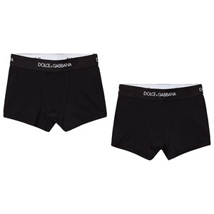 Dolce & Gabbana 2-Pack Branded Boxershorts Svart 5 years