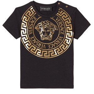 Versace Gold Medusa T-shirt Svart 24 mån