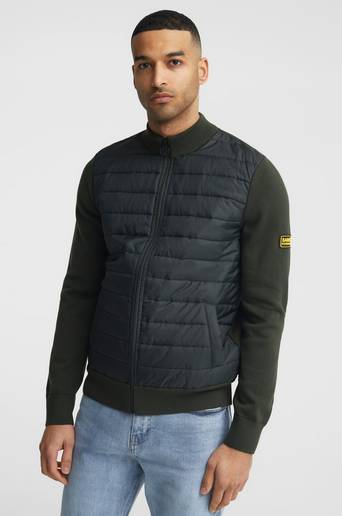 Barbour Jacka B.Intl Legacy Baffle Zip Thru Grön