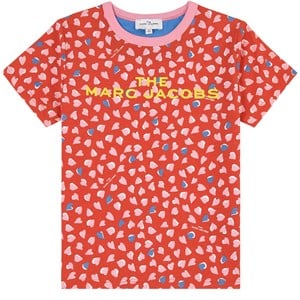 The Marc Jacobs Hearts T-shirt Röd 2 år