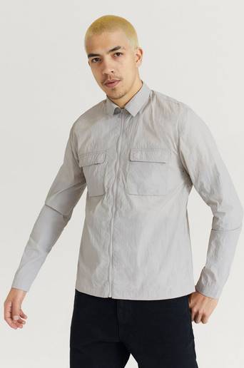 Studio Total Overshirt Nylon Overshirt Beige