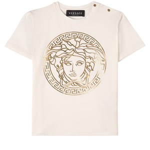 Versace Medusa Print T-shirt Vit 24 mån