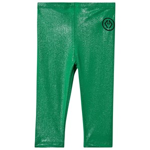 The Animals Observatory Bright Alligator Leggings Green Logo 2 år