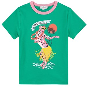 The Marc Jacobs Hula Leopard T-shirt Grön 3 år