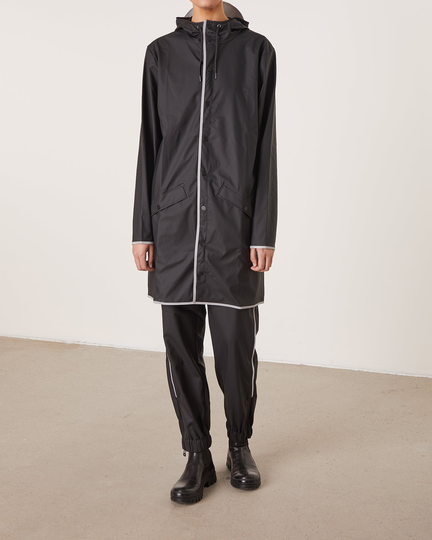 Rains Regnjacka Reflective Svart XS