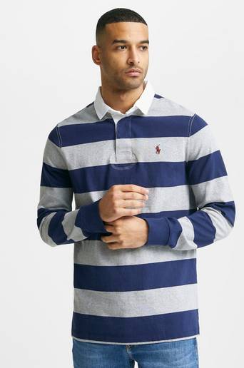 Polo Ralph Lauren Tröja Striped Rugger Grå