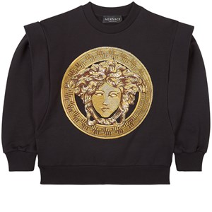Versace Gold Medusa Sweatshirt Svart 8 år
