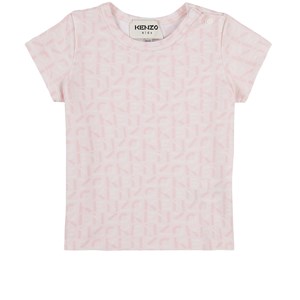 Kenzo Multi Logo T-shirt Rosa 6 mån
