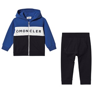 Moncler Logo Color Block Mjukisset Svart 9-12 months
