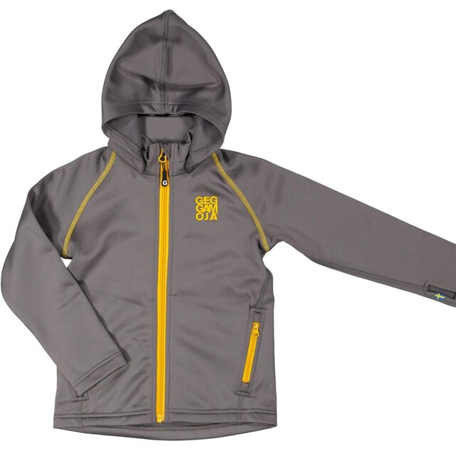 Stretch Hoodie Teen Grå 170