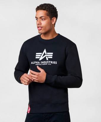 Alpha Industries Sweatshirt Basic Sweater Svart