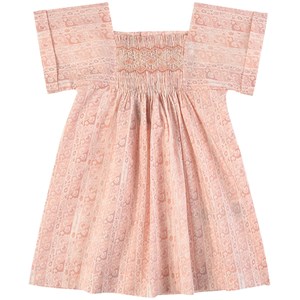 Bonpoint Smock Klänning Rosa 12 mån