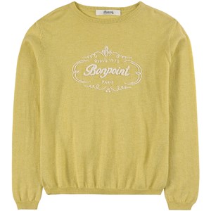 Bonpoint Acid Yellow Branded Sweatshirt 4 år