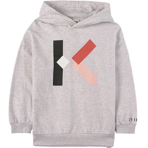 Kenzo K Logo Huvtröja Grå 4 år