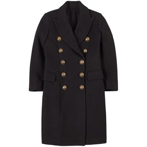 Balmain Double Button Kappa Svart 12 år