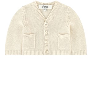 Bonpoint Cashmere Kofta Gräddvit 12 mån