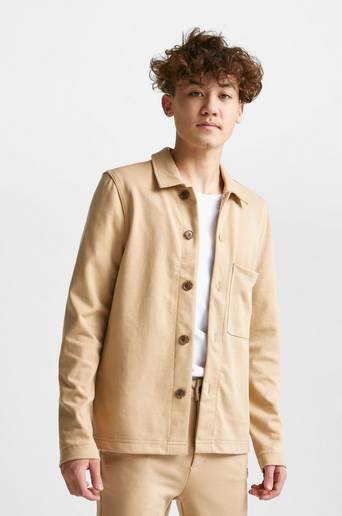 Studio Total Skjorta New Soft Overshirt Beige