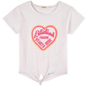 Billieblush Glitter Heart T-shirt Vit 2 år